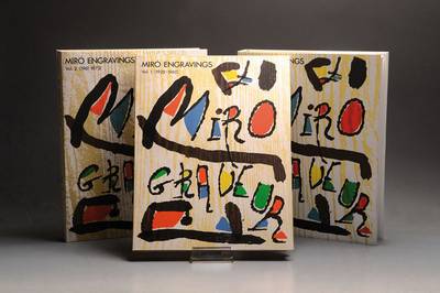 Miro Radierungen, Werkverzeichnis, 3 Bände von Jacques Dupin, Band I: 1928-1960, Band II: 1961-1973, Band III: 1973-1975, jeweils auf Englisch, je ...