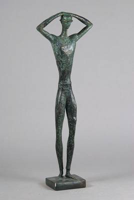 Franc Dorothy Eppinger, geb.1910 Providence, studierte in München bei Josef Wackerle und Berhard Blecker, hier: stiltypische archaisierende Figur ...