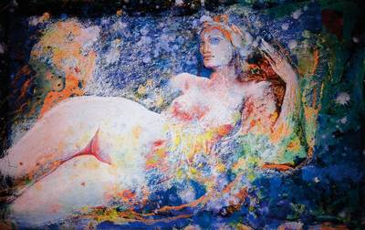 Ernst Fuchs, geb. 1930 Wien, Europa, Giclee auf Leinwand, handsigniert und nummeriert 125/300, aus 2012, Blattgr. ca. 61x92,5 cm