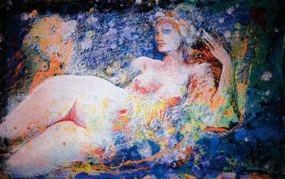 Ernst Fuchs, geb. 1930 Wien, Europa, Giclee auf Leinwand, handsigniert und nummeriert 127/300, aus 2012, Blattgr. ca. 61x92,5 cm