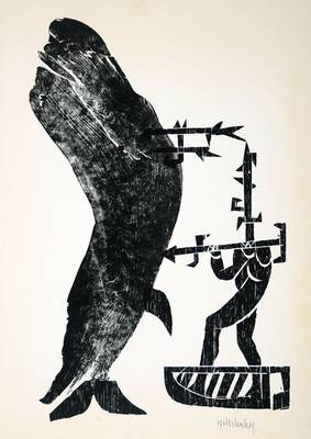 HAP Grieshaber, 1909-1981, Konvolut aus zwei Farbholzschnitten, je handsigniert, je ca. 43x31 cm, Blätter mit Gebr.-sp.