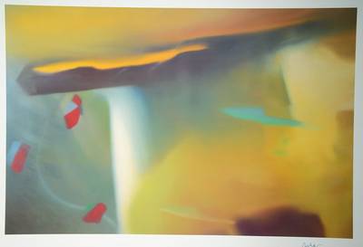 Gerhard Richter, geb. 1932 Dresden, Farboffset, Collection of Contemporary Art, handsigniert, Blattgr. ca. 70x90 cm, min. verschm.