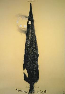 Enzo Cucchi, geb. 1949, Farboffset, Hommage to Miro, handsigniert, Blattgr. ca. 84x59 cm