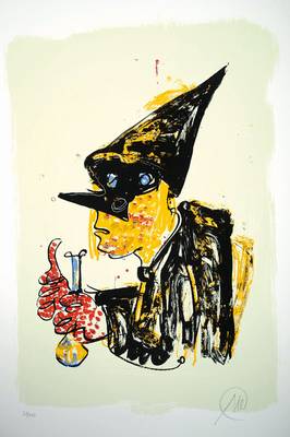 Markus Lüpertz, geb. 1941, "Medicus", Farbserigraphie auf Velin, herausgegeben für das UKK Aachen, handsigniert und nummeriert 31/150, ...
