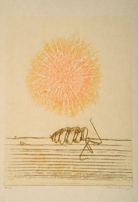 Max Ernst, 1891-1976, "Zu Werner Heisenberg, die Bedeutung des Schönen in der exakten Naturwissenschaft", Lithografie auf dickem ...