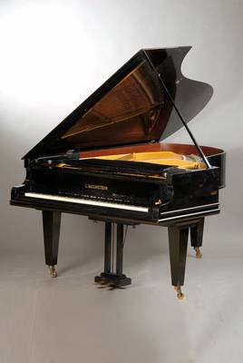Flügel, C.Bechstein, um 1900-1920, Holz schwarz gelackt, konische Beine auf Rollen, Nr. 234850, wenige Tasten defekt, partielle Überholung empf., ...