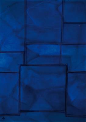 Lucien Sotto, zeitgenössischer belgischer Künstler, Abstr. Komposition, Öl/Lwd, links unten signiert, ca. 70x50 cm, Rahmen