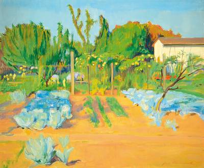Hermann Croissant, 1897-1963, Öl/Malkarton, handsigniert unten rechts, ca. 66,5x80 cm, Rahmen