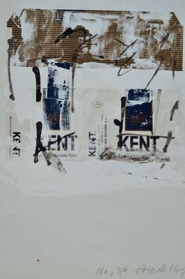 Eleonore Fuchs-Heidelberg, 1946 Heidelberg - 2012 Berlin, Konvolut aus zwei Collagen, Mischtechnik/Papier, je handsigniert, datiert 89 bzw. 90, ...