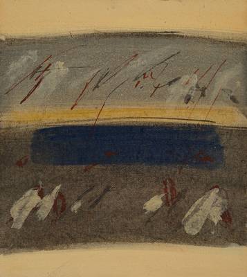 Eleonore Fuchs-Heidelberg, 1946 Heidelberg - 2012 Berlin, Acryl/Lwd, Yellow Mirage, rückseitig signiert und datiert 95, betitelt, ca. 30x25 cm, ...