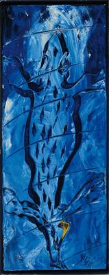 Dietmar Brixy, geb. 1961, Triptychon, Öl/Lwd, je handsigniert und datiert 98, je ca. 54x21 cm, je Metallrahmen