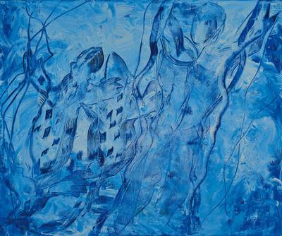 Dietmar Brixy, geb. 1961, Öl/Lwd, handsigniert und datiert 99, ca. 50x60 cm, Metallrahmen