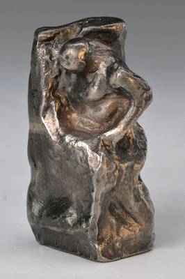 Alfred Hrdlicka, 1928-2009, Skulptur, Anthropos, Hartbleiguss, signiert und nummeriert 221, H. ca. 6 cm