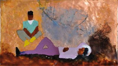 Sigrid Schilde, 1924 Hersfeld - 1995 Überlingen, Emailkünstlerin und ehem. Dozentin der Hanauer Akademie, eigenes Atelier in Eßlingen, Staatspreis ...