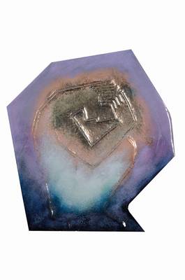 Sigrid Schilde, 1924 Hersfeld - 1995 Überlingen, Emailkünstlerin und ehem. Dozentin der Hanauer Akademie, eigenes Atelier in Eßlingen, Staatspreis ...