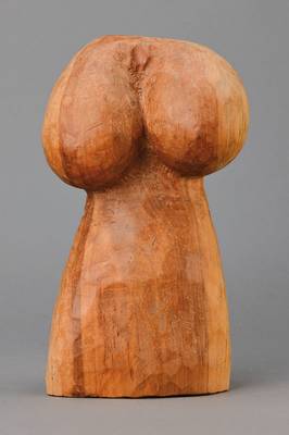 Constantin G. Grangure, zeitgenössischer Künstler, Holzskulptur, monogrammiert, H. ca. 33 cm