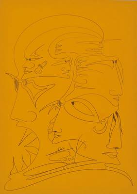 Helmut Gerigk, geb. 1953 Wiesbaden, Konvolut aus zwei Bleistiftzeichnungen, in Dali-Art, je handsigniert, Blattgr. je ca. 29,5x21 cm, unter Glas ...