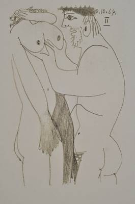 Pablo Picasso, 1881-1973, Konvolut aus zwei Lithographien aus: Le Gout du Bonheur, Handpressendruck unter Aufsicht des Künstlers,Dietz Schünemann ...