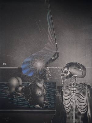 Paul Wunderlich, geb. 1927-2010, Konvolut aus zwei Lithographien, je handsigniert und nummeriert 40/120 bzw. 26/100, Blattgr. ca. 94.5x66.5 cm bzw. ...