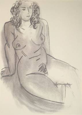 Konvolut aus zwei Lithographien, Aristide Maillol, "L´Art d´aimer, ca. 35x25 cm, Henri Matisse, "Akt", ca. 38x27,5 cm, je mit PP, ...