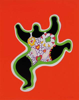 Niki de Saint Phalle, 1930-2002, Konvolut aus drei Farboffsets, "Half Woman - Half Angel", "Nana Power", "Volleyball", ...