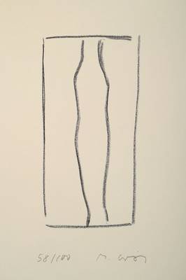 Michael Croissant,1928-2002, Lithografie aufdicken Büttenpapier, handsigniert und nummeriert 58/100, Blattgr. ca. 53x43 cm