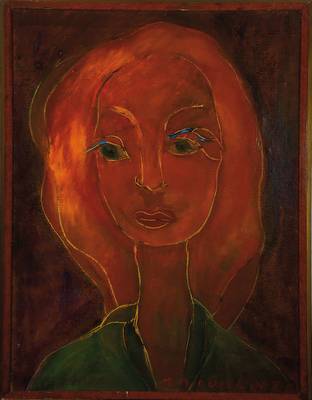 A.M. Lomenzo, italienischer Künstler, Porträt, Öl/Lwd, signiert, ca. 60x46 cm, Rahmen