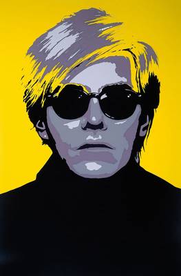 René Chaos, geb. 1971 Ludwigshafen, zeitgenössischer Künstler aus Ludwigshafen, hier: Hommage to Andy Warhol, C-Print auf Fujicolor, rückseitig ...