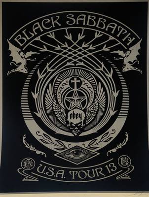 Shepard Fairey, geb. 1970, Siebdruck, handsigniert und nummeriert 47/125, Blattgr. ca. 61,5x46 cm