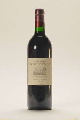 6 Flaschen 1993 Chateau Durfort-Vivens, Domaines Lucien lurton & Fils, Grand Cru Classe, Margaux, je ca. 75 cl, into neck u. besser, unverkostet, ...