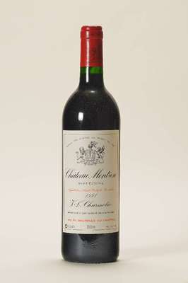 12 Flaschen 1991 Chateau Montrose, Saint -Estephe, J-L. Charmolüe, je ca. 75 cl, into neck u. besser, in Originalholzkiste, unverkostet