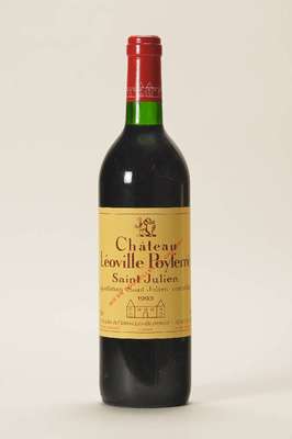12 Flaschen 1993 Chateau Leoville Poyferre, Saint Julien, je ca. 75 cl, top shoulder u. besser, in Originalholzkiste, sehr guter Erhaltungszustand, ...