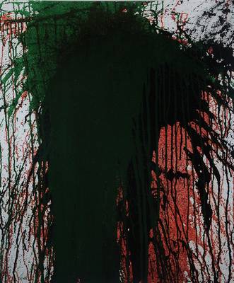 Herrmann Nitsch, geb. 1938, Giclee auf Leinwand, handsigniert und nummeriert 23/40, datiert 2014, Motiv ca. 62x50 cm, Blattgr. ca. 73,5x61 cm, unter ...