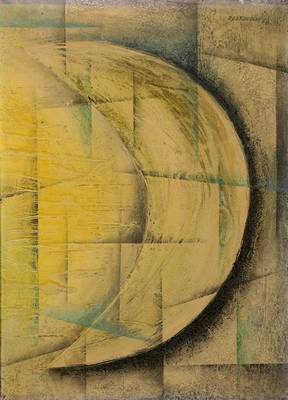 Vaclav Dobrovolny, 1911 Prag - 2001 Las Vegas, Abstrakte Komposition, Öl/Tempera auf Malpappe, rechts oben signiert, datiert 78, ca. 58x43 cm, Rahmen