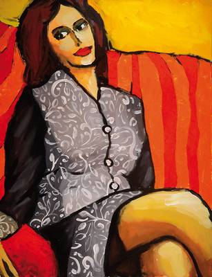 Vladimir Smahtin, geb. 1955 Moskau, Porträt,Öl/Lwd, rückseitig signiert und datiert 2008, ca. 90x70 cm