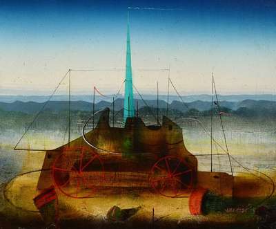 Wojtek Kulesza, geb. 1952 Malbrok (Marienburg), Studium an der Akademie Danzig, seit 1983 ansässig in Düsseldorf, zahlreiche intern. Ausstellungen, ...