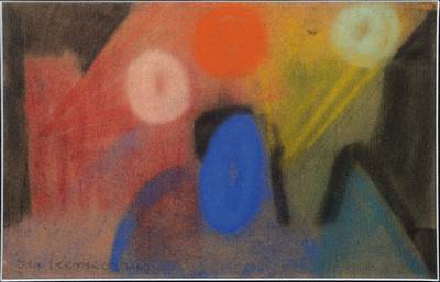 Ida Kerkovius, 1879-1970, Pastell auf Samtpapier, das Werk entstand in den 50er Jahren, handsigniert unten links, Provenienz: Privatsammlung ...
