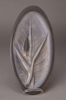 Paul Wunderlich, 1927-2010, Keramikobjekt 2 "Strelizia", 088/350, L. 42 cm, ehem. Verkaufspreis ca. 2200.-- DM
