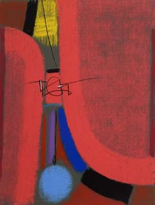 Max Ackermann, 1887-1975, Konvolut aus drei Farbsiebdrucken, je nummeriert Auflage 120, jedatiert, 1x signiert, 2x rückseitig von der Witwe signiert ...