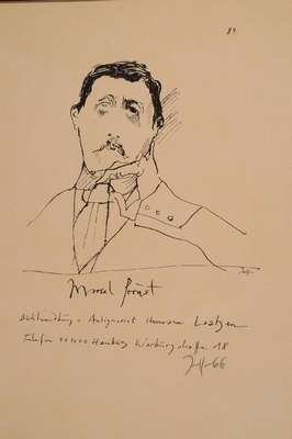 Horst Janssen, 1929-1995, Konvolut aus vier Lithographien, je signiert und datiert 66 bzw. 67, Blattgr. ca. 35x28 cm, je unter Glas gerahmt, teilw. ...