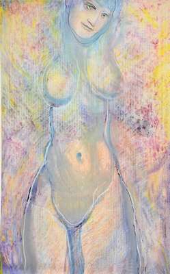 Ernst Fuchs, geb. 1930 Wien, Lolita, Giclee auf schwerem handgemachten Baumwollpapier, 2012, handsigniert und num. 1/300, ca. 54x33,5 cm, Blattgr. ...