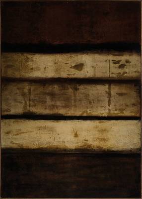 Gaston Galé, zeitgenössischer belgischer Künstler, Abstrakte Komposition in Gelb und Grau, Öl/Lwd, links unten signiert, ca. 140x100 cm