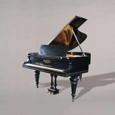 Flügel, Hersteller "Steinweg", Braunschweig, Grotjahn Steinweg Nachfolge, um 1895/1900, Tasten, Mechaniken u. Korpus mit Alters- u. ...