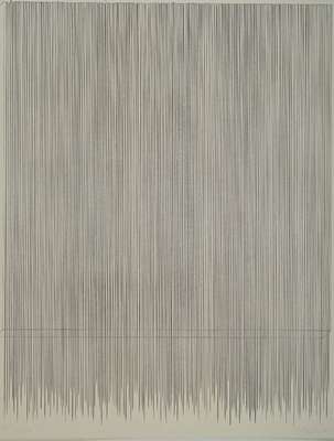 Günther Uecker, 1930 Wendorf/Mecklenburg- Vorpommern, Ohne Titel, num. 221/500, handsigniert und dat. 71, ca. 60 x 50 cm rückseitig leicht ...