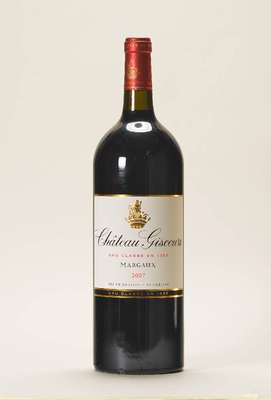 6 Magnumflaschen 2007 Chateau Giscours, Margaux, Cru Classe, into neck, je ca. 1,5 l, unverkostet, in Originalholzkiste, sehr guter ...