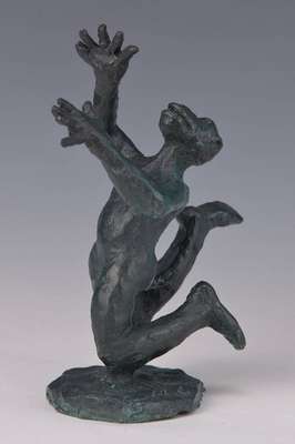 Jörg Immendorf, 1945-2007, Affe, Bronzeskulptur, 2006, auf der Plinthe signiert und nummeriert E.A., Gießerstempel Schmäke Düsseldorf, Auflage 12 ...