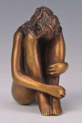 Bruno Bruni, geb. 1935 Gradara, Mignon, Bronze, signiert und nummeriert CCXXXVI/D, H. ca. 8 cm