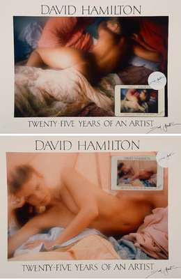 David Hamilton, geb. 1933, Konvolut aus 10 Fotografien mit Telefonkarten, drucksigniert und rückseitig alle nummeriert Auflage 10.000, je ca. ...