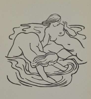 Aristide Maillol, 1861-1944, Konvolut aus fünf Holzschnitten, "Carmina", aus: Odes d´Orace, Auflage 50 Exemplare der Vorzugsausgabe, ...