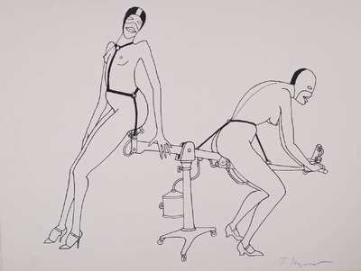 Ungerer, Tomi, geb. 1931, Lithographie, handsigniert, ca. 29 x 38 cm
